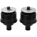 2 pcs pr�charge de fourchette de fourche en m�tal adormeurs � amortisseur avant boulons de tube couvertures ...