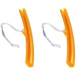 2 pcs protection jantes voiture, protection de jante avec trous et cordes, 20cm protection jante demonte ...