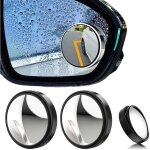 2 pcs rotation  360rtroviseurs extrieur d'angle mort, hd grand angle avec auto - adhsif rtroviseurs ...