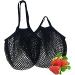 2 pcs sacs de rangement muraux pour l�gumes, sacs en filet d'�picerie r�utilisables, sac de l�gumes d'�picerie ...