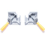 2 pcs serre joint angle 90 �, etau d'angle alliage d'aluminium pince de soudage d'angle avec m�choire ...