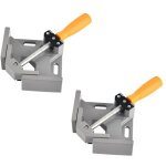 2 pcs serre joint angle 90 �, etau d'angle alliage d'aluminium, pince de soudage d'angle avec m�choire ...