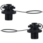 2 pcs valve de bateau gonflable, valve � vis universelle, valves d'air adaptateur de soupape bouchons, ...