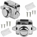 2 pcs verrouillage push lock verrouillage de meubles de camping - car verrouillage de bouton de verrouillage ...