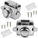2 pcs verrouillage push lock verrouillage de meubles de camping - car verrouillage de bouton de verrouillage ...