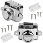 2 pcs verrouillage push lock verrouillage de meubles de camping - car verrouillage de bouton de verrouillage ...