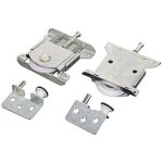 2 pices roulette porte coulissante placard, pices de porte coulissantes pour porte de garde - robe, roues, ...