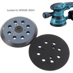 2 pices 125mm tampon de ponceuse de remplacement orbitale  crochet et boucle  8 trous plateau de ponage ...