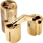 2 pi�ces 16mm charni�re invisible laiton tonneau, charni�re laiton cach� ouverture � 180� angle, charni�res ...