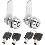 2 pices 16mm serrure  came tubulaire  filetage, serrure  cylindre verrou de serrures pour barillet ...