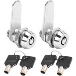 2 pi�ces 16mm serrure � came tubulaire � filetage, serrure � cylindre verrou de serrures pour barillet ...