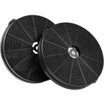 2 pi�ces 17. 5x2. 5 cm circulation d'air filtre � charbon hotte, universel filtre hotte aspirante charbon, ...
