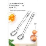2 pi�ces 20 cm en acier inoxydable magique tenu dans la main printemps fouet mini cuisine oeufs sauces ...
