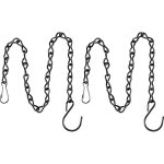 2 pi�ces 24 cm cha�nes � suspendre chaine en acier m�tal avec crochet et clips pour suspension plantes, ...