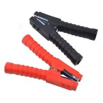 2 pices 300a survolteur batterie pince de dmarrage 150mm longueur rouge noir isol lectrique mchoires ...