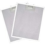 2 pi�ces 320 x 260 mm filtre hotte aspirante pour hotte aspirante blancs grande capacit� de stockage ...