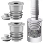 2 pi�ces 35 - 40mm joint de tuyau de machine � laver, gris bouchon d'�tanch�it� de tuyau d'�vacuation, ...