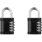 [2 pi�ces] 4 - digit cadenas � combinaison, serrure combin�e imperm�abiliser, m�tal �tanche et fermoir ...