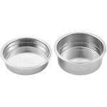 2 pi�ces 51mm machines � caf� en acier inoxydable pressuris� filtre panier poudre panier caf� fond porte ...