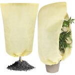 2 pi�ces 80 � 120 cm voile hivernage plante exterieur, avec fermeture � glissi�re et cordon de serrage, ...