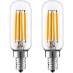 2 pi�ces ampoule led e14 t25 ampoule tubulaire pour hotte aspirante, 4w = 40w, blanc chaud 2700k, pour ...