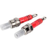 2 pièces bougies d'allumage a7tc a7tjc 3 électrodes adaptées pour scooter atv quads gy6 50cc 125cc 2 pièces bougies d'allumage a7tc a7tjc 3 électrodes adaptées pour scooter atv quads gy6 50cc 125cc