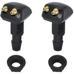 2 pices buses de lave - glace avant voiture buse de lavage de pare - brise jet buses gicleurs pulvrisateurs ...