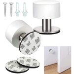 2 pi�ces butoir de porte mural arret porte mural but�e porte butoir porte but�e de porte adh�sive acier ...