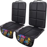 2 - piece car seat protection, waterproof child car seat cover, isofix universal car cover for baby animals ...