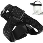 2 pi�ce casque bandeau de t�te pour cam�ra d'action, fixation frontale head strap, fixation bandeau support ...
