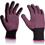 2 pices rsistants  la chaleur mitaines de gants pour outils pour cheveux curling le fer, rose