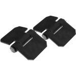 2 pi�ces charni�res lourdes m�talliques soudables pour portes de remorques charni�res � volet �paisses ...