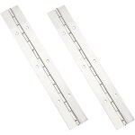 2 pi�ces charni�res de piano, charni�re de porte en inox, charni�re continue, charni�res d'armoire, 400mm ...