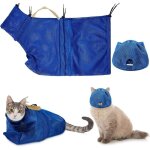 Vurahome - 2 pi�ces chat toilettage rondelle sac en filet museli�res chat museaux en maille respirante ...