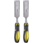 2 pices ciseau  bois droit 32mm x 260mm cr - v alliage biseaut lame outils  main pour le travail ...