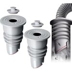 2 pi�ces clapet anti odeur 35 - 40mm tuyau bouchon anti odeur machine � laver joint machine � laver odeur ...