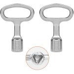 2 pi�ce cl� triangulaire en m�tal, cl�s triangulaires, pour bo�te �lectrique gaz eau compteur �lectrique ...