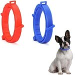 2 pi�ces collier anti - puce pour chien, xu, collier anti - puces pour chat, collier � tiques pour chiens, ...