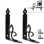 2 pi�ces console pour �tagere murale, console �tag�re murale, triangulaires 90 degr�s �querre de fixation, ...