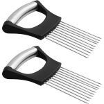 2 pices coupe oignon pour couper pommes de terre et carottes, coupe oignon en acier inoxydable pour ...