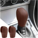 2 pi�ces couvre levier vitesse silicone, coque en silicone pommeau de levier de vitesses voiture, auto ...