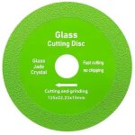 2 pices disque coupe verre, disque diamant 125 carrelage, 125x15x22. 23mm disque carrelage pour bouteille, ...