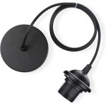 2 pi�ces e27 porte lampe suspension, c�ble suspension luminaire, pendentif suspendue accessoires en m�tal, ...