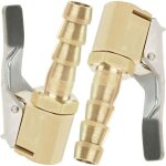 2 pi�ces embout de gonflage, embout gonflage pneu voiture, embout gonfleur avec clip, gonflage valve ...