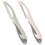 2 pi�ces �plucheur l�gumes et fruits, �plucheur universel en acier inoxydable avec lame pivotante et ...