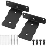 2 pi�ces equerre etagere murale, 100mm �querre �tag�re flottants, support etagere murale industrielle, ...