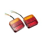 2 pices feux arrire de remorque 26 led 12 v feux arrire clignotants feux stop rflecteurs feux de ...