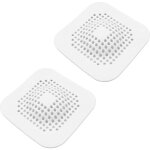 2 pi�ces filtre baignoire cheveux filtre �vier en silicone filtre attrape cheveux douche, filtre evier ...
