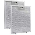 2 pices filtres de hotte cuisine filtre d'aration d'extracteur en mtallique 320x260mm hottes  graisse ...