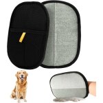 2 pi�ces gant poil chat, double face brosse poils animaux, r�utilisable brosse anti poils animaux pour ...